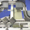 Convoyage par chaine vertébrée ou à cardan pour véhiculer</br> des platines supports pièces